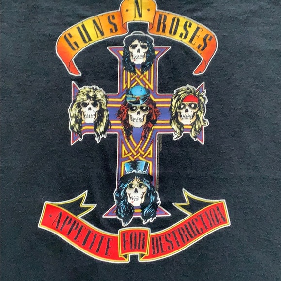 Guns N’ Roses Black T-shirt, XL - Picture 2 of 6